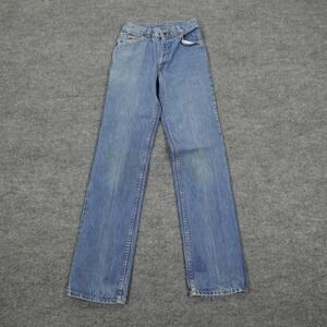 Vintage Levi's 26608 Jeans Womens 9 Blue High Rise Straight Leg USA Made 80s